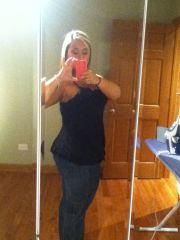 205lbs wearing size 14 michael kors! these were my goal jeans and now are too big!