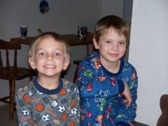 My son Nicholas and nephew Sean.