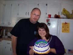 Me and Hubby my birthday last year