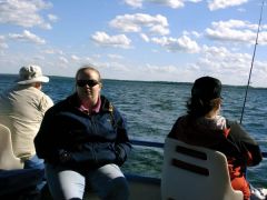 Me on a boat in Minnesota