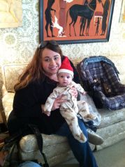My son Adam and I - Christmas 2012