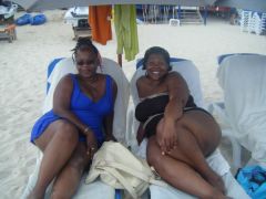 Summer 08 vacation in St Maarten would you believe me liking my bathing suit picture. me on right