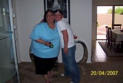 April 2007, 380 pounds with my best friend.