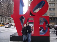 Christmas week 2011 - in NYC with my youngest daughter