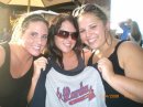 Me, my sister, and my friend Amanda..still at the game!