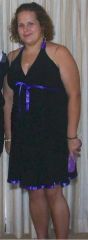 Me in vegas, right before the chippendales, IN my knew dress.. Down 105lbs!!!