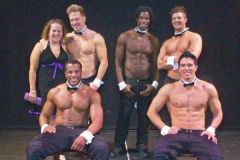 Jeni with Chippendales