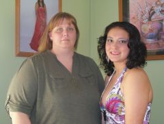 Me and my older daughter 2010 for her prom