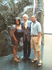 A year down with my brother with the man who was with Dr. King when he was shot.
