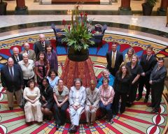 d4A recent picture of my office group.  I'm on the right side in the black dress.