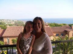 My daughter and I at Newport Coast