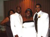 My mom in the back, Maurice, me and Lance the best man