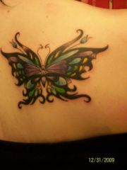 my 2nd tattoo, done one 12/31/09 got it for getting under 200 pounds! :D