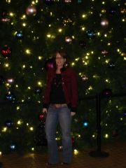 And solo in front of tree.
