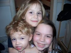 My youngest three ~ Jessi, Rose, and Hope
