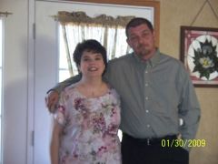 This is me and my husband Joe in January 2009