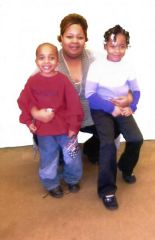 Me and my two older children in 2006.