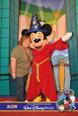 Me & Mickey-Disney World 11/2011. I will be going back this Nov and hope to have a smaller me with Mickey :)