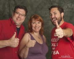 This past summer (pre-surgery) with my husband and Wil Wheaton