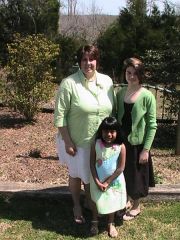 This was Easter 2008. Right before I was to have surgery. Big difference from then to now!