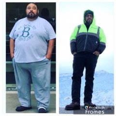 Me at 481 and me now at 238