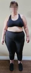 Before sports bra front